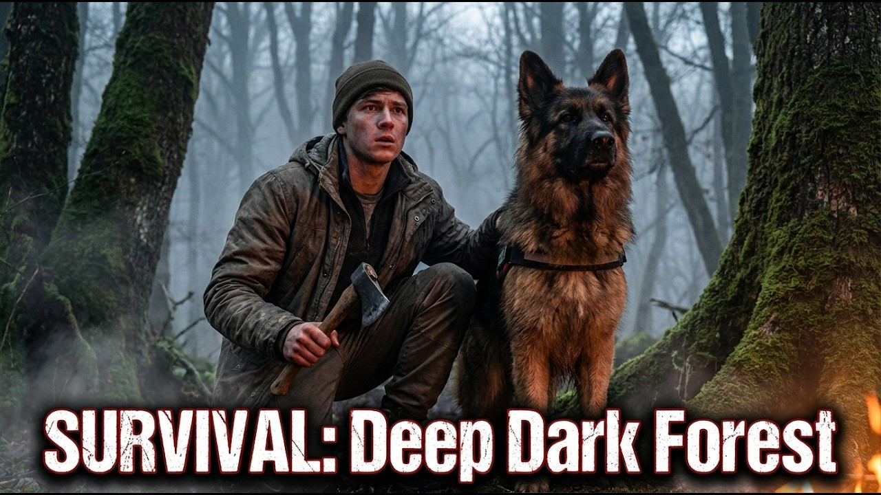 Alone in the Wild Man and Dog Survival Story || No Food, Water, or ...