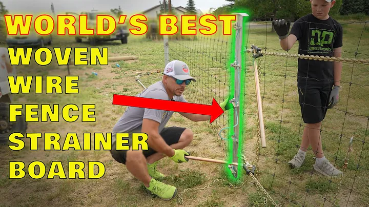 World's Best Woven Wire Fence Strainer Board