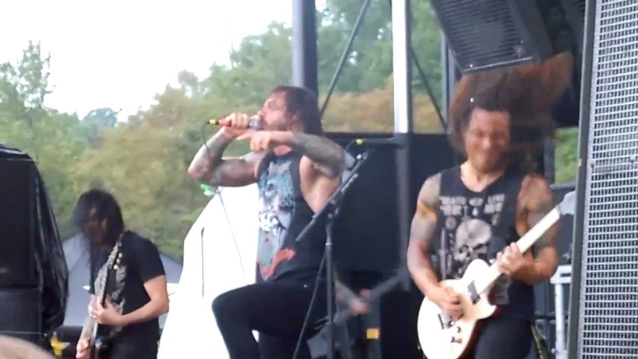As I Lay Dying - Through Struggle - Mayhem Fest 2012 - Pittsburgh, PA