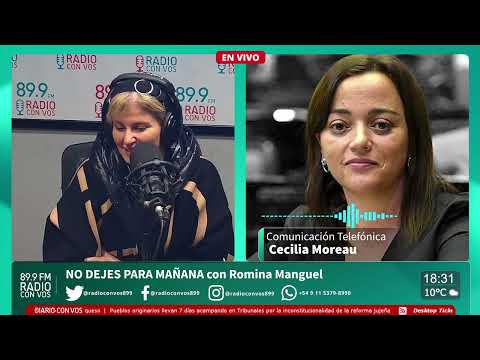 Cecilia Moreau - Presidenta de la Cámara de Diputados de la Nación | No Dejes Para Mañana
