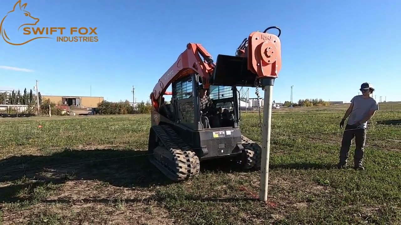mini excavator vibrating post driver Klou Vibrating post drivers main image 1