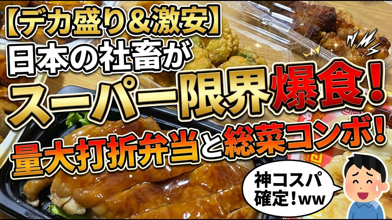 日本の社畜がリアルな1ヶ月の出費を晒す！スーパーの激安割引弁当と桜