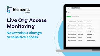 Introducing Live Org Access Monitoring by Elements.cloud