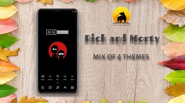 Rick and Morty Setup | Mix of 4 Miui 11 Themes | Binod
