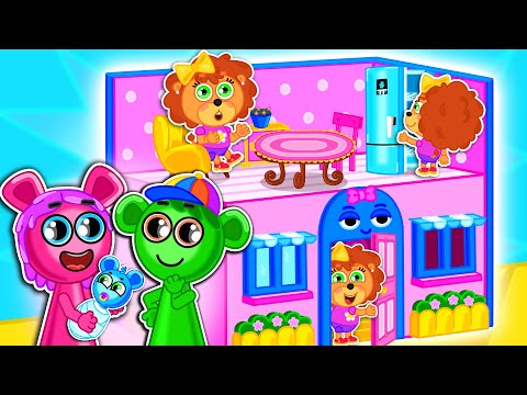 Маша и Леопольд. Кукольный домик - Мультик для детей - Lion Family на русском