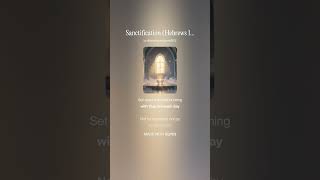 Sanctification Hebrews 12 14