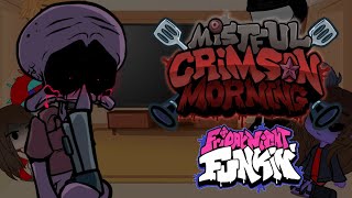 FNF reacts to Doomsday ( Mistful Crimson Morning) (FNF SpongeBob)(FNF reaction)