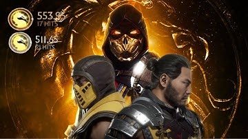 Scorpion Insane Combos - Mortal Kombat 11 (All variations) #MK11