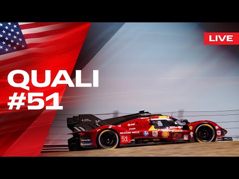 LIVE QUALI Onboard car #51 for Lone Star of Le Mans | Ferrari Hypercar