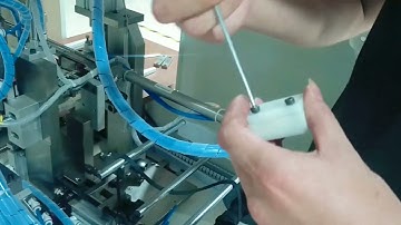 Band width change - WY300E Elastic band fixing machine