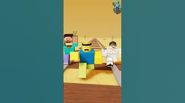 When Noob gets muscle from running on rails ☠️ PT6 - Roblox Dead #robloxanimation