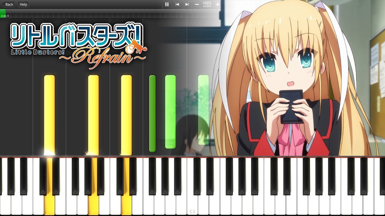 Little Busters! 【リトルバスターズ!】 Faraway (Ripresa Album) Piano YouTube