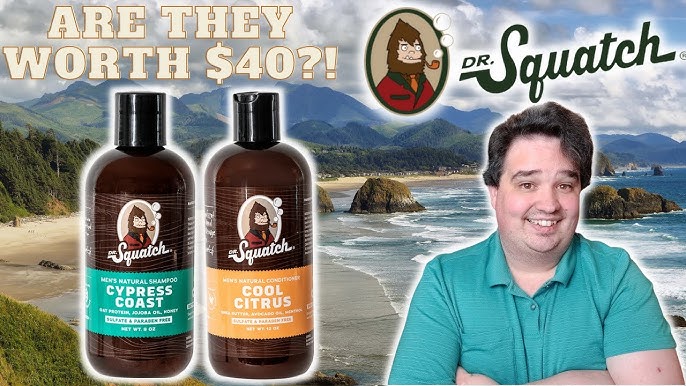 Conditioner Hair Dr. Squatch Citrus & Cypress Men's Shampoo- Bundle