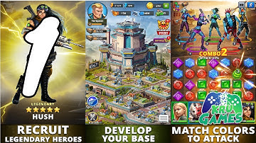 Puzzle Combat: Match-3 RPG Gameplay Walkthrough #1 (Android, IOS)