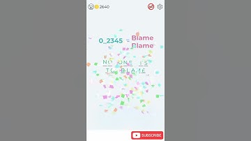 Dingbats Level 172 0_2345 = Blame Blame Walkthrough