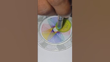 This beautiful shape with a small mistake – can you spot another#asmrvideo #satisfying #art #pattern