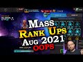 Mass Rank Ups - August 2021 | Marvel Contest of Champions