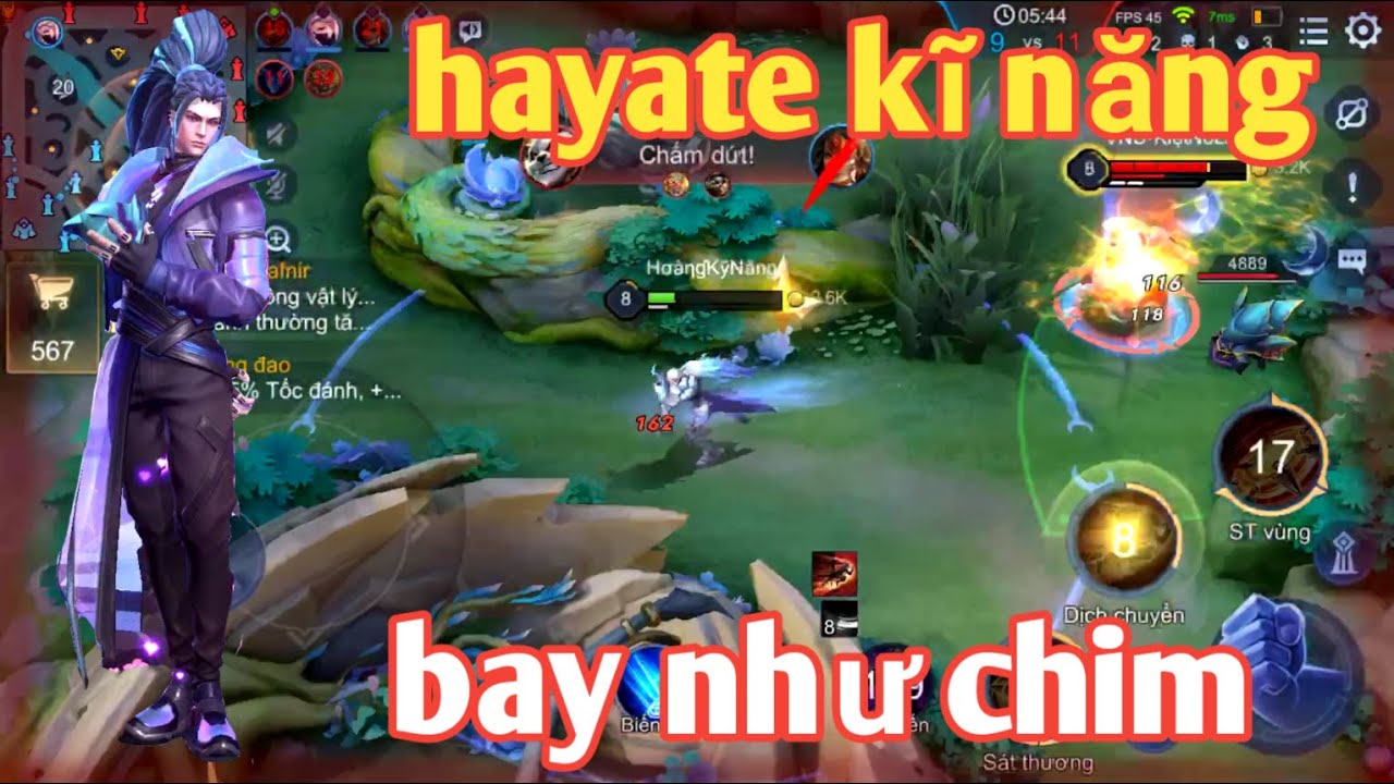 Liên Quân _ Anh Hảo Bay Như Chim Cùng Hayate | Cảm Nhận Về Bản Cập Nhật Mới