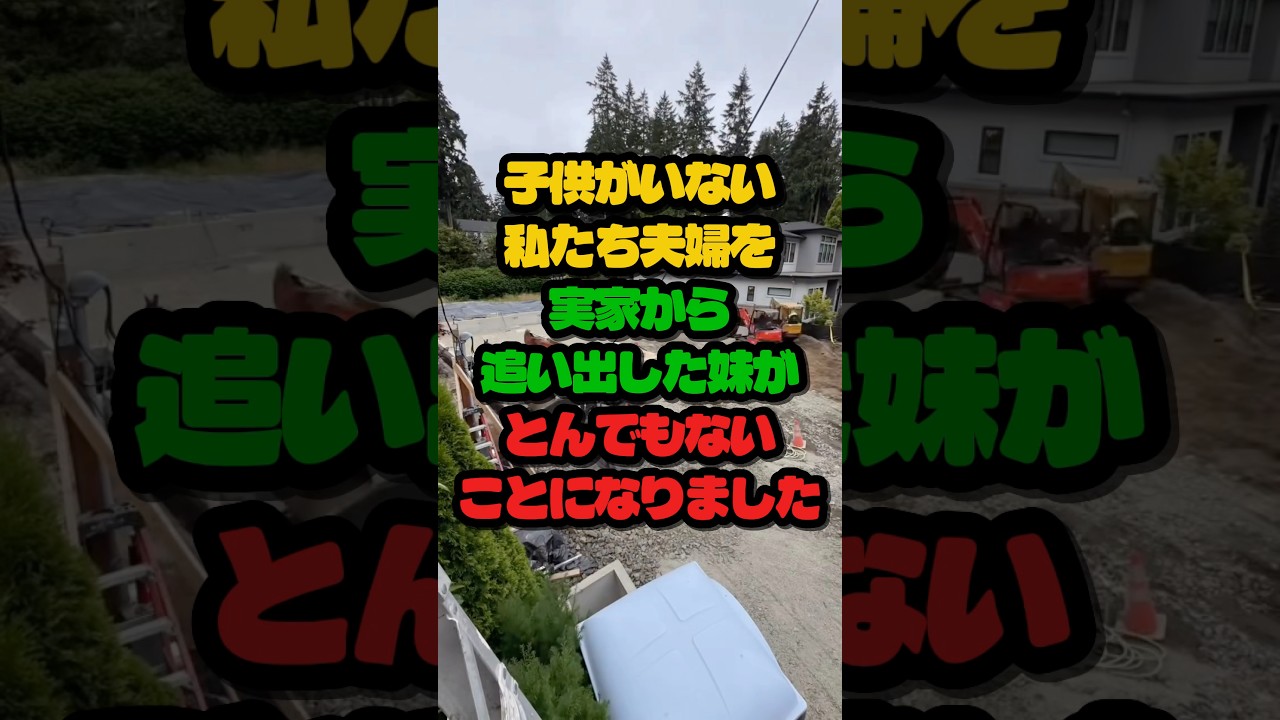 ㊗️20万再生🎊子供がいない私たち夫婦を実家から追い出した妹がとんでもないことになりました