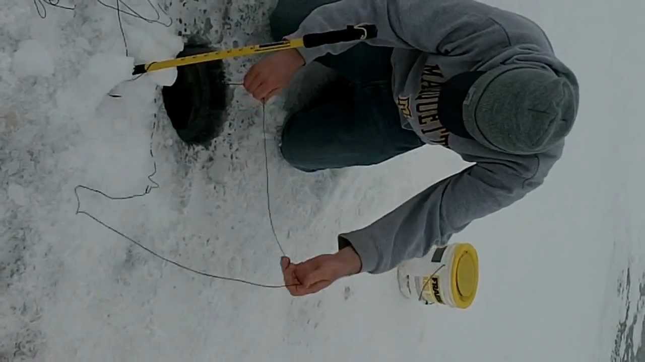 Ice Fishing Devils Lake, North Dakota YouTube
