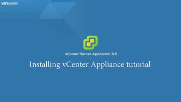 How to install vCenter Appliance 6.5