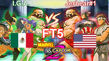 Marvel vs Capcom 2: New Age of Heroes - I.G.A. vs Jerbear#1 FT5