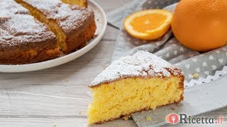 La torta all'arancia e cocco è un dolce soffice, ottimo da assapora...