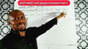 2025 WAEC GCE Physics Revision Part 3