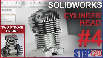Cylinder Head Tutorial #4 | Two Stroke Engine | Solidworks | CAD Design
