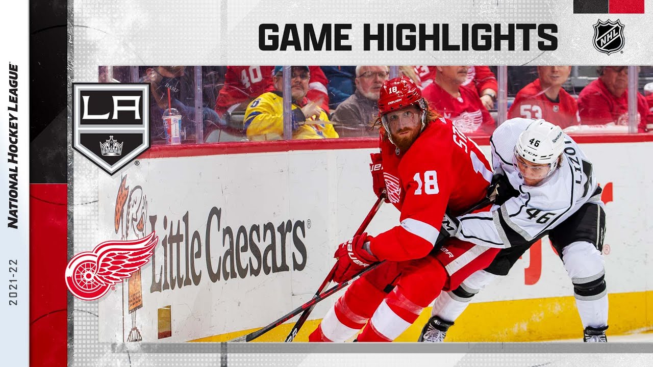 Kings Red Wings 2/2/22 l NHL Highlights Win Big Sports