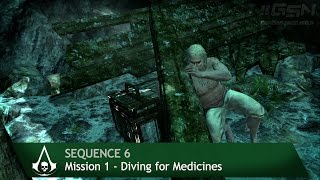 Ins Creed 4 Black Flag 100% Sync Diving For Medicines Sequence 6 - Mission 1