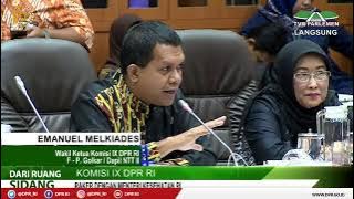 LIVE STREAMING - Komisi IX DPR Rapat Kerja dengan Menteri Kesehatan