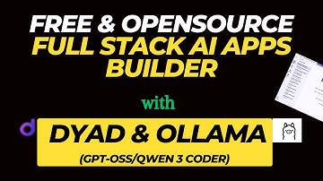 Build AI Apps Locally in Minutes (Free & No API Costs!) | Dyad + Ollama