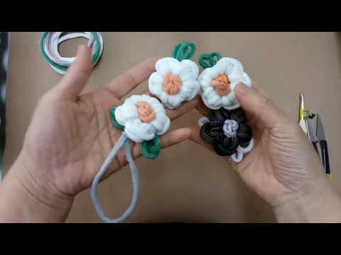 양말목 공예 / 꽃만들기 Sockneck crafts : Flower