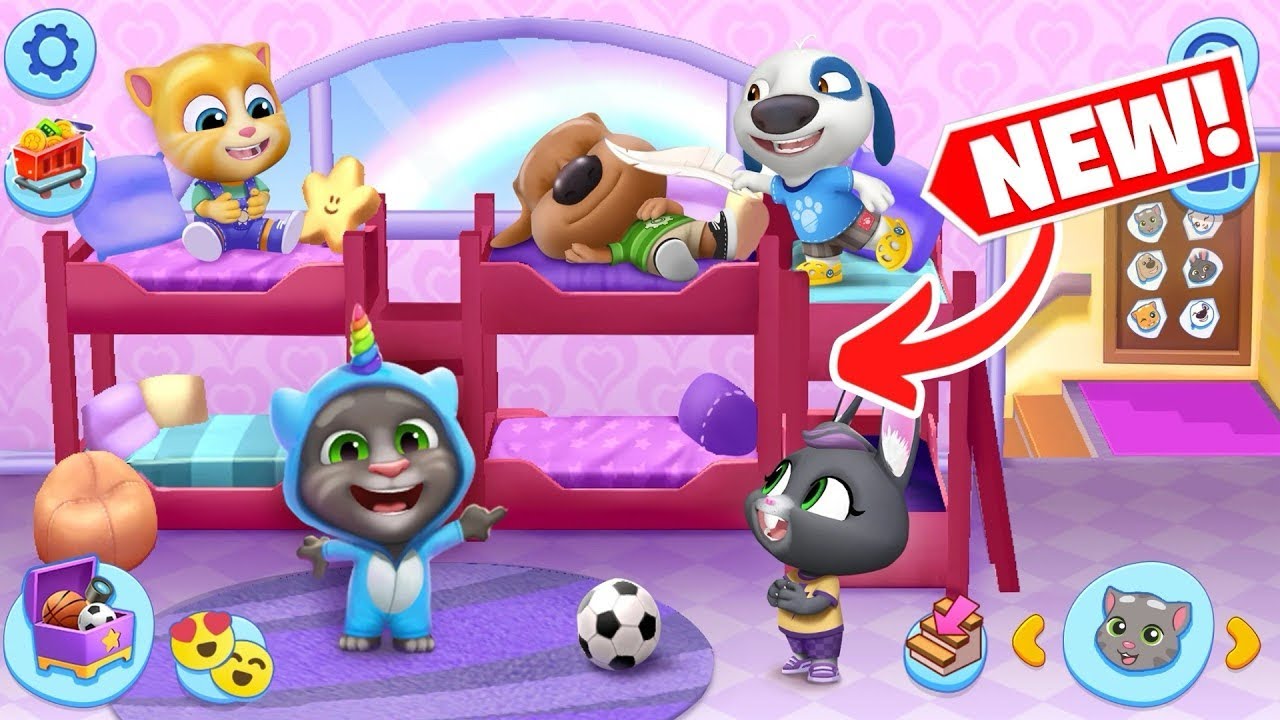 My Talking Tom Friends - NEW UPDATE! My Talking Tom Friends Bunk Bed Fun Gameplay 😍 - Fun Kids Game