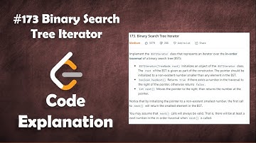 Binary Search Tree Iterator | Live Coding with Explanation | Leetcode - 173