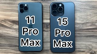 iPhone 15 Pro Max vs iPhone 11 Pro Max