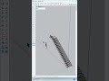 Easy way to make stairs✅. #sketchupplugins #ytshprts