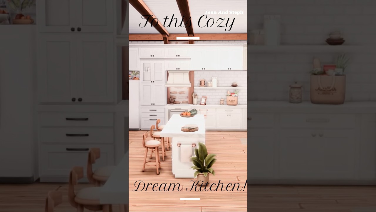 Ugly kitchen? Not anymore                Dream kitchen? Absolutely😍