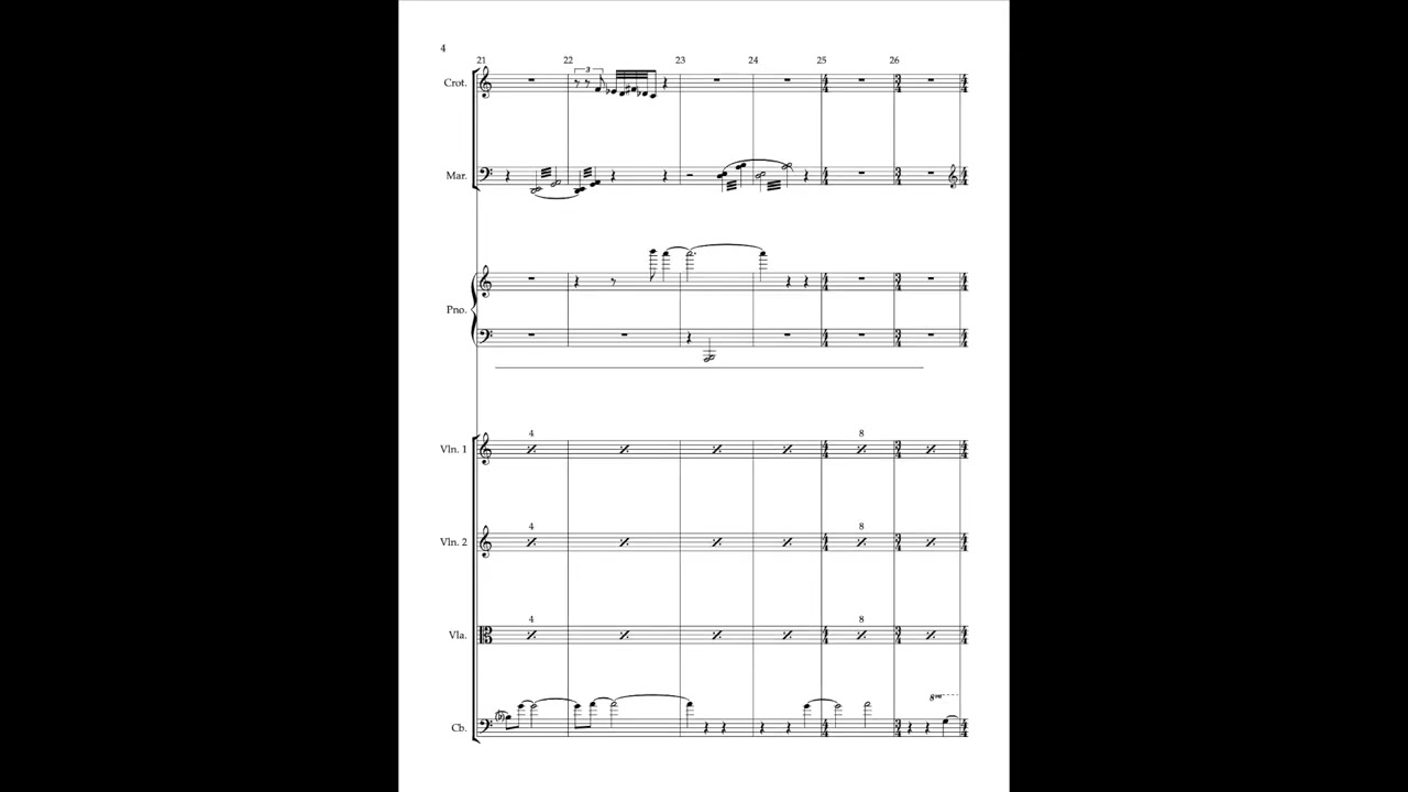 "A Strange Animal" for Mixed Ensemble with Score (Evan Guttormson)