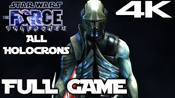 Star Wars: The Force Unleashed | Full Game (Sith Master) | All Holocrons (4K 60FPS)