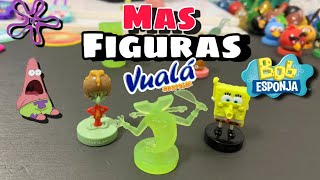 Me salió de todo, figuras caps y llaveros de Bob esponja abriendo Vualá sorpresa