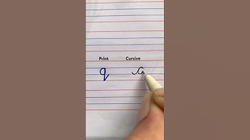 Cursive q | how to write cursive q | small q in cursive #cursivewriting #cursive #art #english #asmr