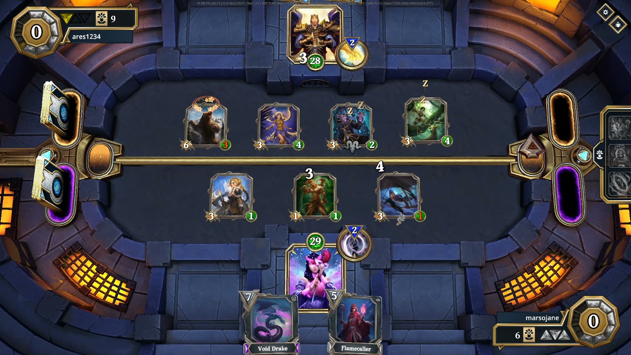 Gods Unchained - Ranked Gameplay as Goddess Ludia vs God Thaeriel - VICTORY