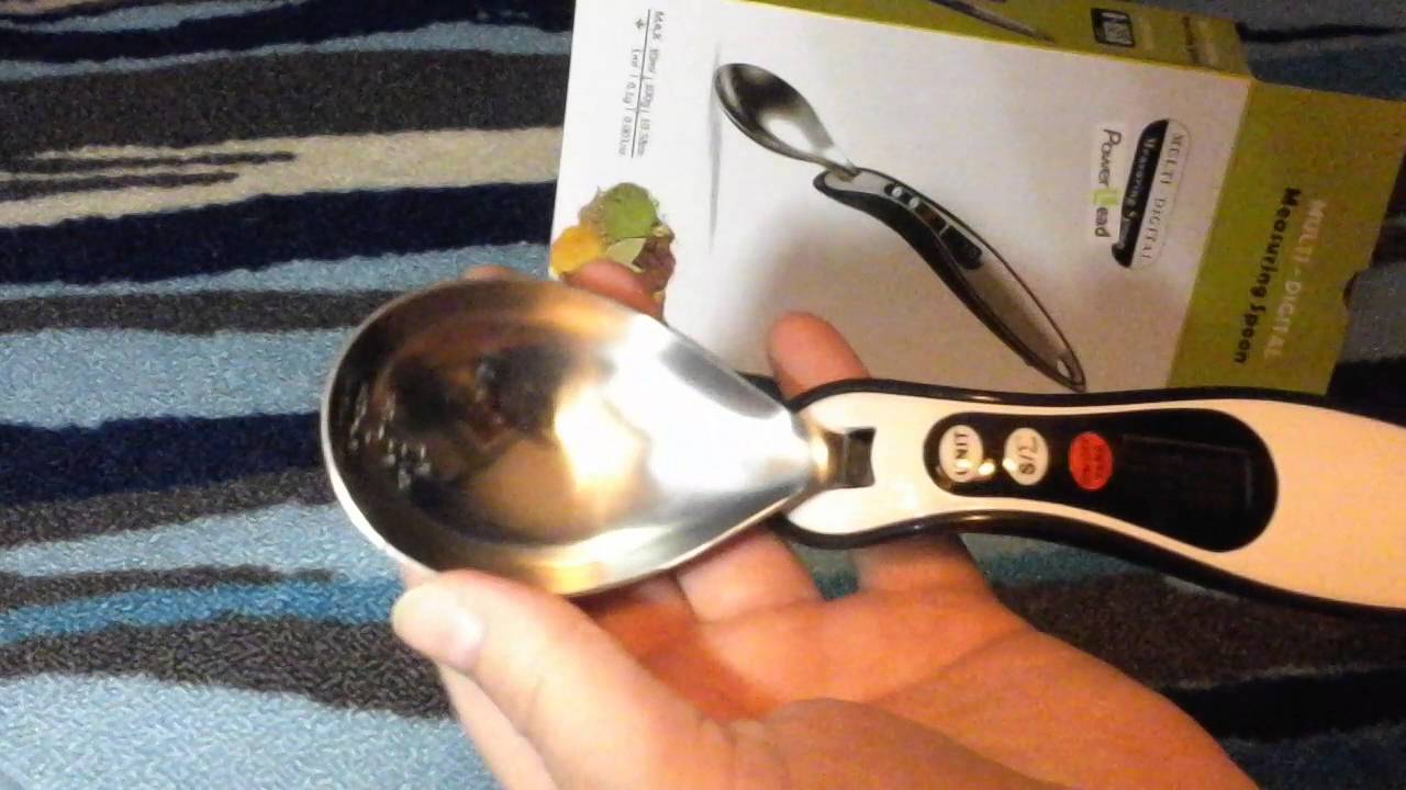 PowerLead Smea PL01 Digital Kitchen Electronic Spoon ScaleBlack