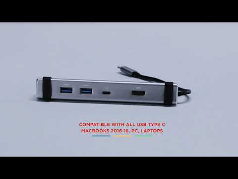 Canyon USB-C Docking Station with HDMI 4K PD Gray (CNS-TDS03DG)