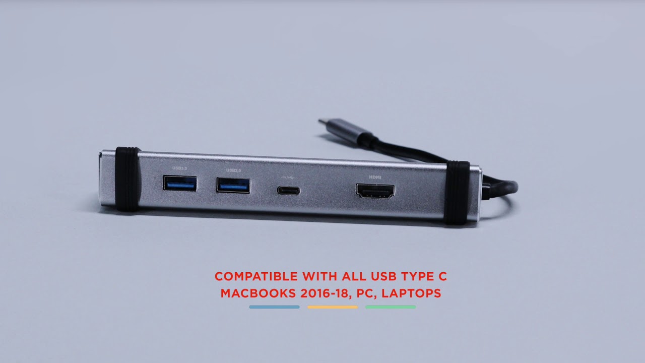 4-in-1 USB Type C Hub and Docking Station by Canyon CNS-TDS03DG