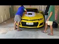Camaro 2014 com Scoop em carbono do Zl1. Único no mundo com capô 2014.