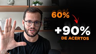 5 estratégias para sair dos 60-70% de acerto