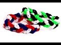 True Mini Braid Tutorial - Alpha Loom - Rainbow Loom Mini Bands